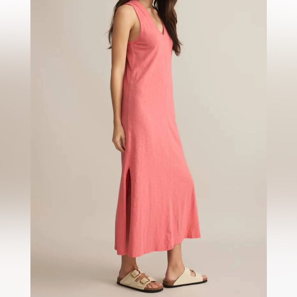 Z Supply V-Neck Pink Maxi Dress